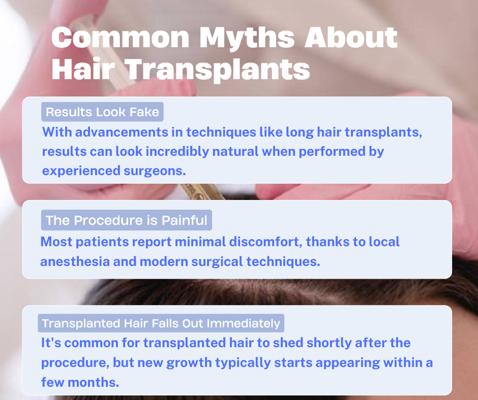 Common myths about hair transplant - Hair Wellness Clinic
